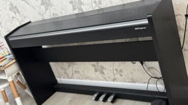 полуакустическая электрогитара: Roland F-140R — цифровое пианино в корпусе-стойке. Ключевые — 8