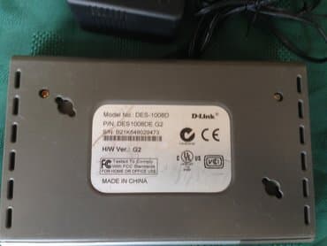 пассивное сетевое оборудование logicpower: Свич D-Link модель DES - 1080 Рабочий 7 портовый Вместе с родным — 3