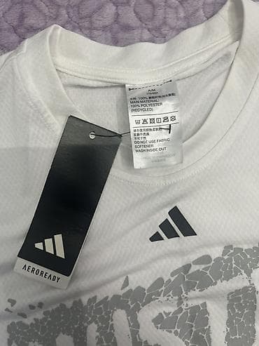 Футболки: Мужская футболка, L, Adidas, Новый, цвет - Белый, Самовывоз, Бесплатная доставка, Платная доставка — 2