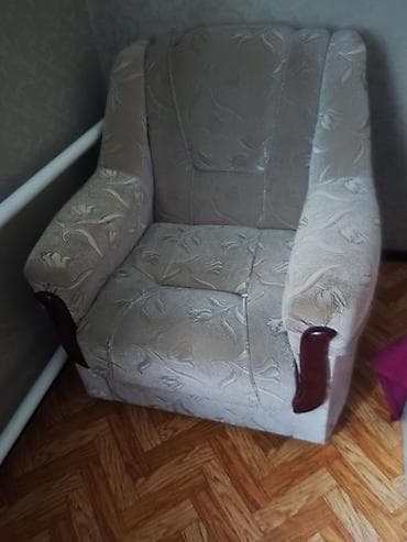 кресло диван: Комплект мягкой мебели, цвет - Бежевый — 2