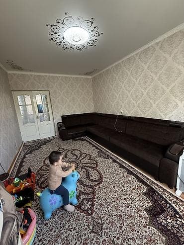 osh flats: 2 комнаты, 54 м², 105 серия, 2 этаж, Дизайнерский ремонт — 4