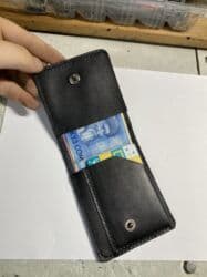 купить ремень кожаный мужской: Кошелек, Натуральная кожа, Унисекс, Новый — 42