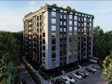 сдаю квартиру пишпеке: 2 комнаты, 53 м², Элитка, 9 этаж, ПСО (под самоотделку) — 1