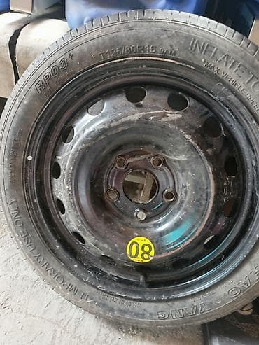gps treker: Колеса в сборе <130 / 80 / R 16, Запаска, Железные — 2