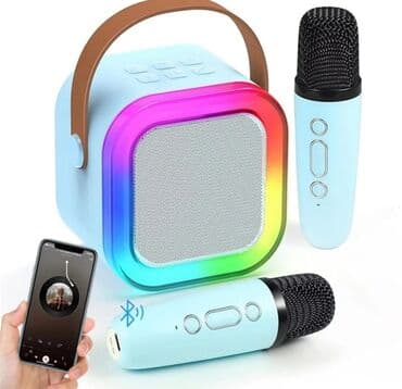 микрофон для детей: Калонка детская + 2 микрофона для караоке Идеально для весёлых — 2