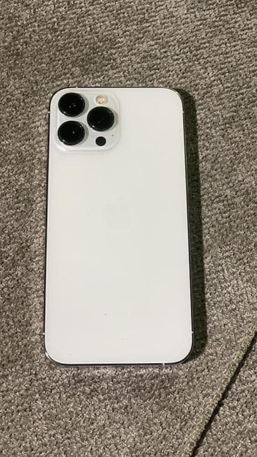 IPhone 13 Pro Max, Б/у, 128 ГБ, Белый, 78 %