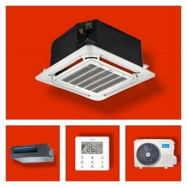 техникалар: Кондиционер Midea Инвертордук, Муздатуу, Жылытуу, Желдетүү — 3