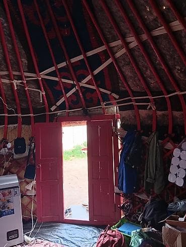 войлочные: Юрта традиционного типа - Конструкция: разборная каркасная юрта с — 1