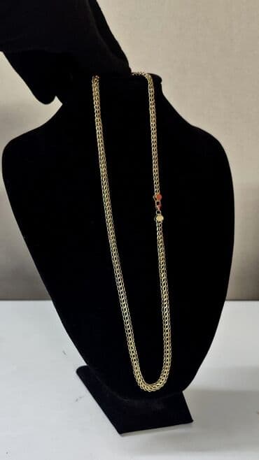 цепочка змейка золото: Бензин арага чынжыр, Үлгүсү 585, Унисекс — 2
