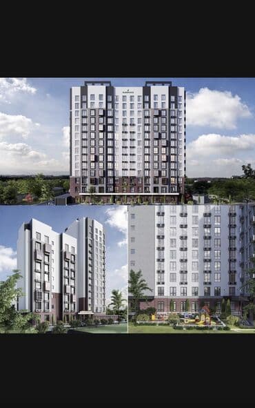 сдам квартиру в районе ошского рынка: 2 комнаты, 57 м², Элитка, 8 этаж, Евроремонт — 1