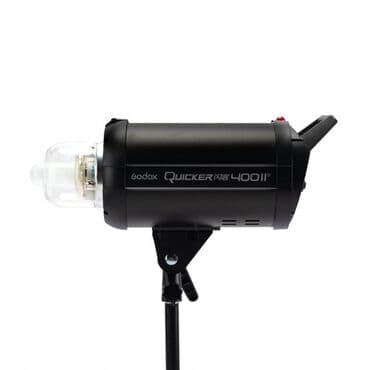 кольцевая лампа для видео: Студийный Осветитель Godox Quicker 400II Встроенная беспроводная — 3
