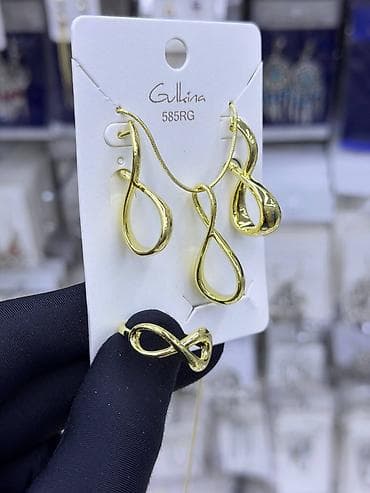 золото комплект: Ювелирные гарнитуры Gullina 585RG - Комплекты украшений в едином — 1