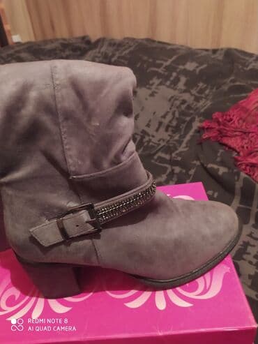 оптом ботинки: Сапоги Италия коричневый цвет разм,37,нарульный замша и мех — 10