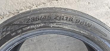 225 55 р17: Шины 235 / 45 / R 18, Лето, Б/у, Пара, Легковые, Kumho — 1