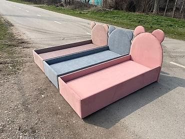 сухой басейин: Детская односпальная кровать с мягким изголовьем «Мишка» - Дизайн — 4