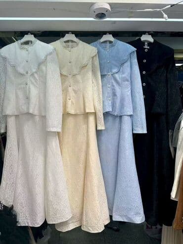 весенние платья для полных: Вечернее платье, Русалка, Длинная модель, С рукавами, Камни, M — 2