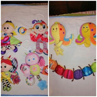 навесные игрушки на кроватку: Игрушки для ваших малышей на любой вкус. б/у. Состояние отличное — 3