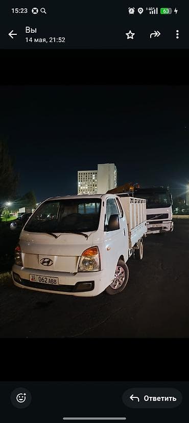 Легкий грузовик, Hyundai, Стандарт, До 1 т at lalafo.kg Легкий грузовик, Hyundai, Стандарт, До 1 т