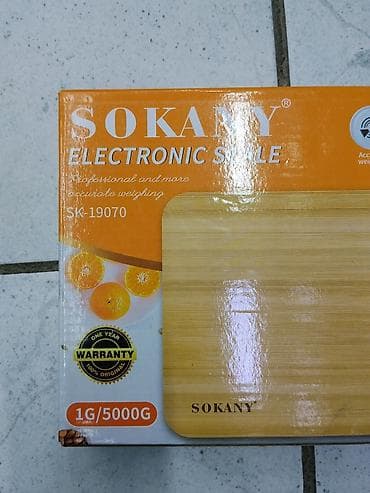 weight machine: Кухонные электронные весы SOKANY SK-19070 - Платформа из бамбука — — 6