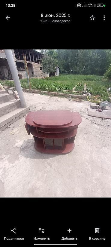 стул для офиса: Комплект офисной мебели, Тумба, ДСП, цвет - Коричневый — 3