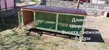 курица для шаурмы: Передвижной уличный мини-курятник/вольер для птицы. Характеристики: - — 1