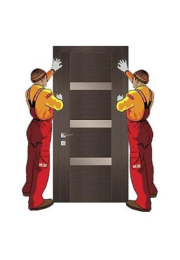 фундамент работа: Дверь: Установка — 1