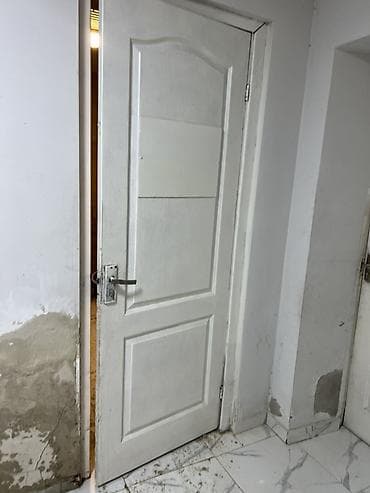 сандык жаван: Межкомнатные двери белого цвета (несколько штук) - Материал: полотно — 2