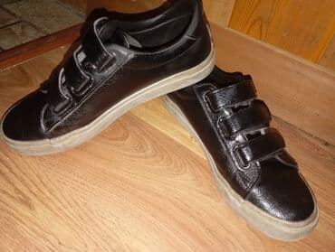 детская ортопедическая обувь: Кеды DD&OO, черные, на липучках. - Материал верха: черная — 1