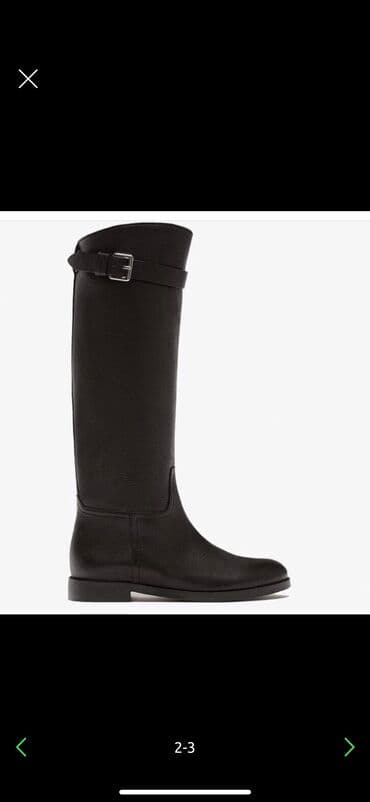 сапоги демисезонные замша натуральная: Massimo dutti Деми сапоги натуральная кожа. 38 размер. Сделано в — 1