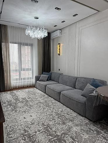 бруклин: 2 комнаты, 80 м², Элитка, 7 этаж, Дизайнерский ремонт — 10