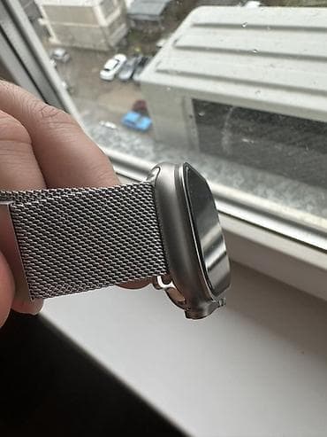 poco c6: Смарт-часы в стиле Apple Watch с металлическим миланским браслетом — 2