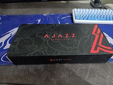 smart box: Клавиатура, Ajazz, Механическая, Bluetooth подключение, Размер: 75% — 2