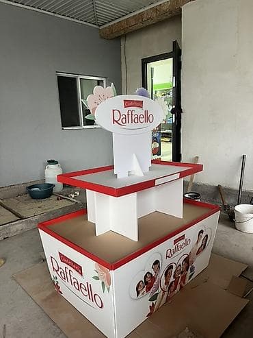 Бизнес үчүн жабдуулар: Промо-островок/стойка для выкладки Raffaello - Брендированный — 2