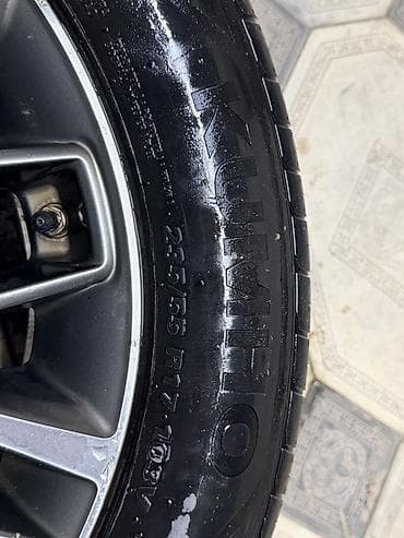 диски на хендай соната: Колеса в сборе 235 / 55 / R 17, Лето, Б/у, 1 шт, Легковые, Литые, отверстий - 5 — 2