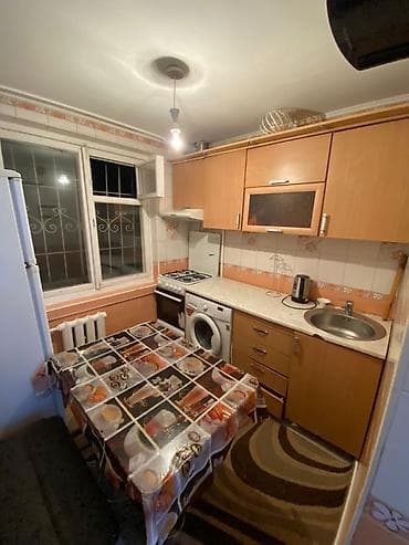 Квартиры: 3 комнаты, 58 м², Аламединский рынок / базар 104 серия, 4 этаж, Косметический ремонт — 3