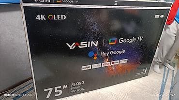 ТВ и видео: Акция Телевизор yasin 75q90 195 см 75" 4k (google tv) - описание: в — 5
