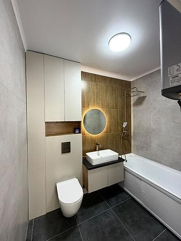 1 бөлмө, 40 м², АЮ Гранд Элитка, 13 кабат, Дизайнердик оңдоо