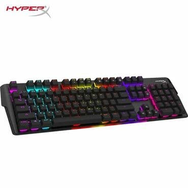 hyperx alloy: Клавиатура, HyperX, Механическая, Проводное подключение, Размер: 100% — 4
