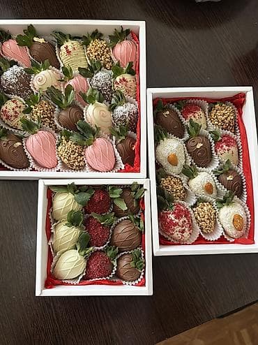 клубника в шоколаде цена бишкек: Клубника в шоколаде на заказ S- 9шт -990с М-12шт -1290с L- 20шт - — 6