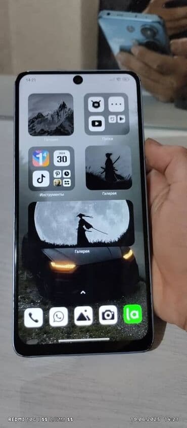 часы бен тен: Redmi, Redmi Note 13, Колдонулган, 256 ГБ, түсү - Көгүлтүр, 2 SIM — 6