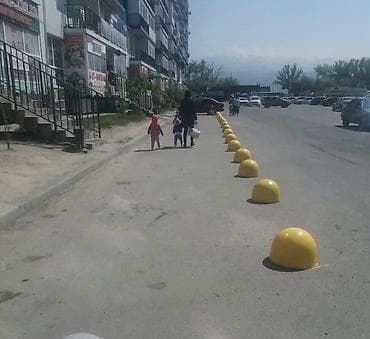 агран: Ограничитель парковки. размер 40 см диаметр. высота 20 см.Изготовлен — 4