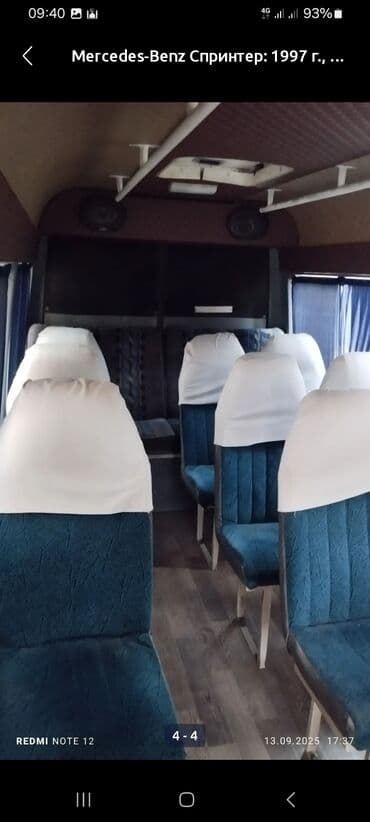дом на колесах трейлер: Mercedes-Benz Спринтер: 1997 г., Фургон — 3