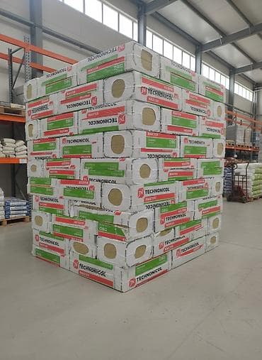 Базальтовый утеплитель, Технониколь, Для кровли, Толщина: 5 см, Плотность: 50 кг/м³ кг/м³, Плиты, Оптом, Новый, Платная доставка