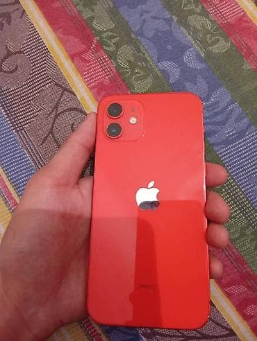 iphone 6a: IPhone 12, Б/у, 64 ГБ, Красный, Зарядное устройство, 89 % — 4