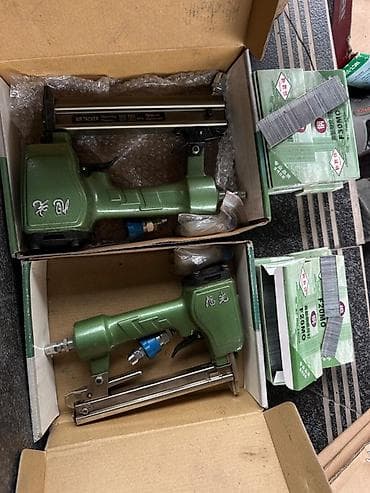 Дом и сад: Пневматический пистолет -степлер/гвоздезабиватель Air Nailer (Air — 5