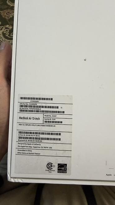 macbook pro 15 retina: MacBook Air 13.3" Характеристики: - Чип Apple M1 - Оперативная — 7