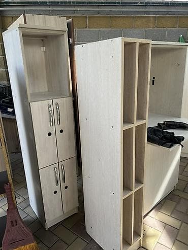 Комплект офисной мебели, Шкаф, ДСП, цвет - Бежевый