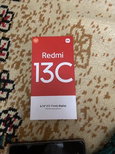 стикеры на ноутбук: Redmi, Redmi 13C, Новый, 128 ГБ, цвет - Черный, 2 SIM — 8