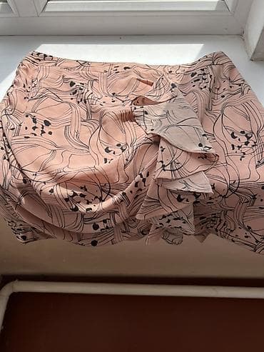 Юбка, Мини, Джинс, По талии