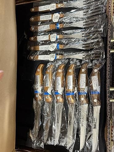 пиц: Набор ножей Bachmayer 25 предметов в кейсе из искусственной кожи — 3